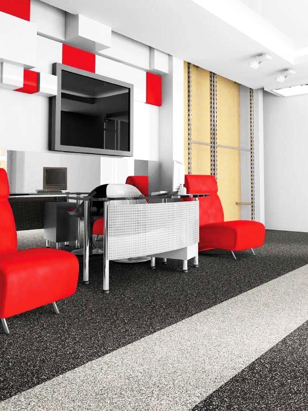 بلاط أرضيات منطقة المعيشة